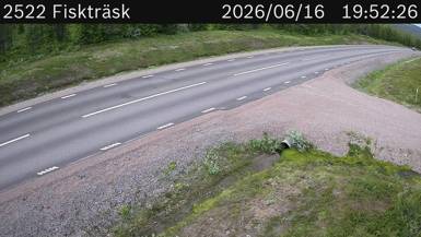 Vägkamera Fiskträsk — väglag i Norrbotten