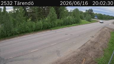 Vägkamera Tärendö — väglag i Norrbotten
