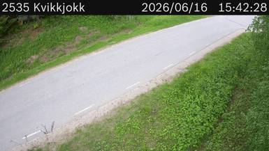 Vägkamera Kvikkjokk — väglag i Norrbotten