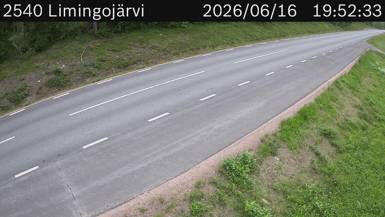 Vägkamera Limingojärvi — väglag i Norrbotten