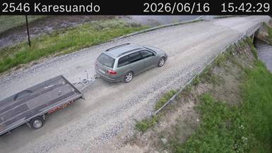 Vägkamera Karesuando — väglag i Norrbotten