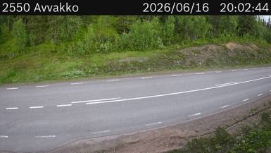Vägkamera Avvakko — väglag i Norrbotten