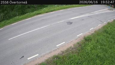 Vägkamera Övertårneå — väglag i Norrbotten