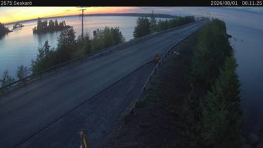Vägkamera Seskarö — väglag i Norrbotten
