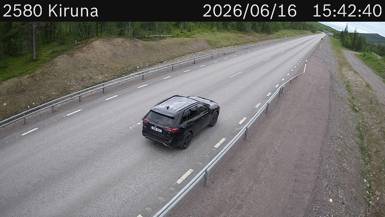 Vägkamera Kiruna — väglag i Norrbotten