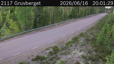 Vägkamera Gruvberget — väglag i Dalarna
