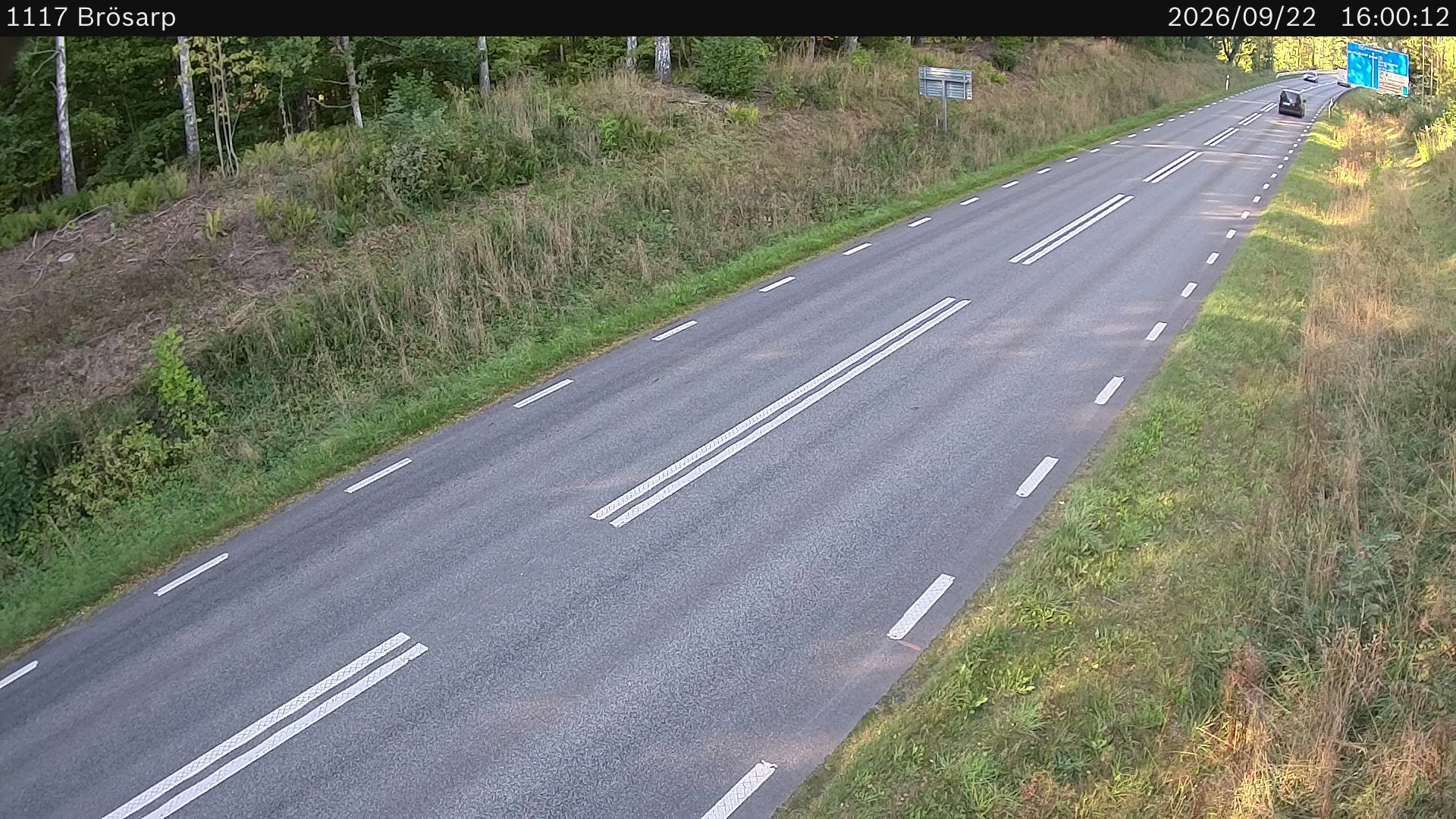 Vägkamera Brösarp vid Österlen