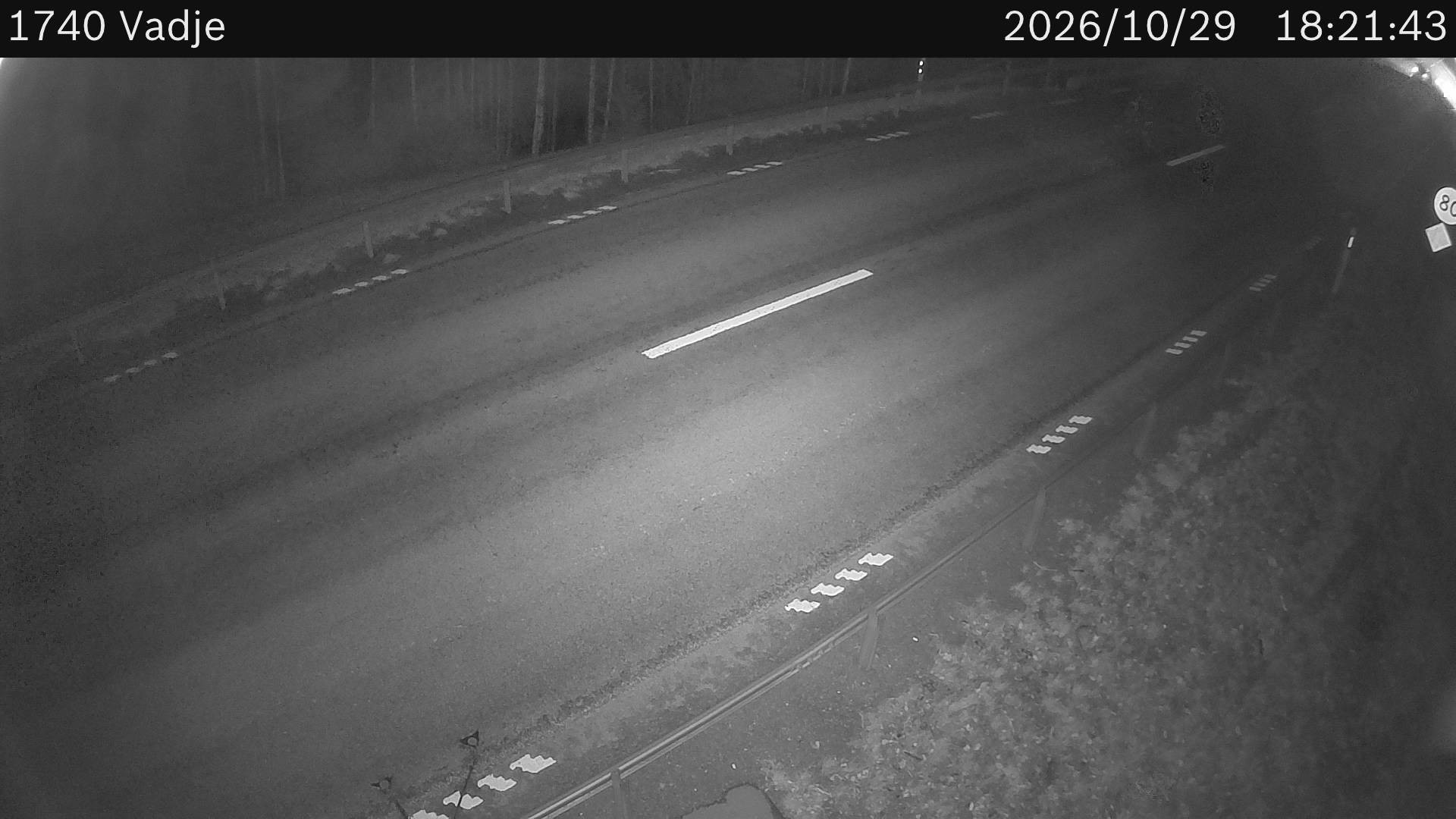 Vägkamera Vadje – Fryksände distrikt, Torsby kommun, Värmlands län