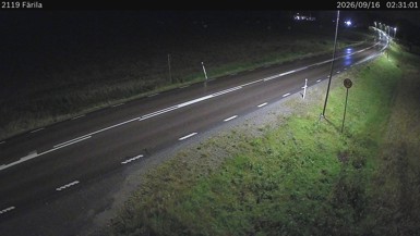 Vägkamera Färila — väglag i Dalarna
