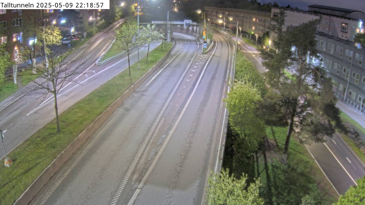 Trafikkamera - Södra länken, Gullmarsplan, Talltunneln mynning