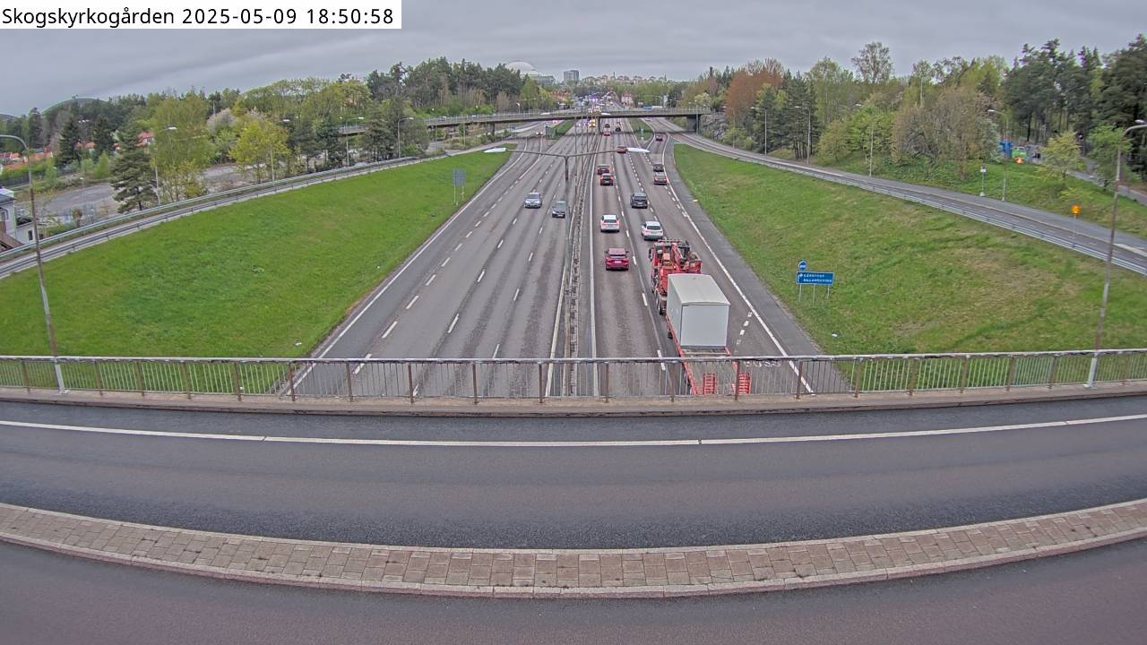 Trafikkamera - Nynäsvägen, Skogskyrkogården
