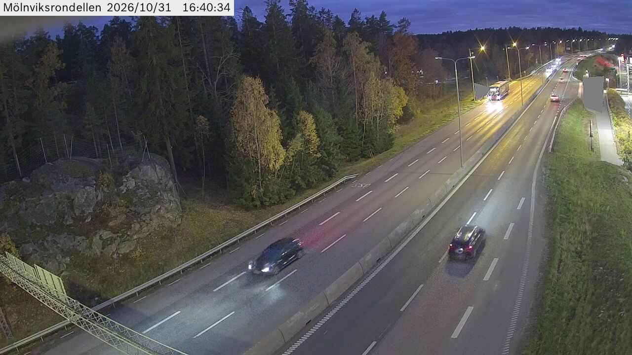 Trafikkamera Mölnviksrondellen