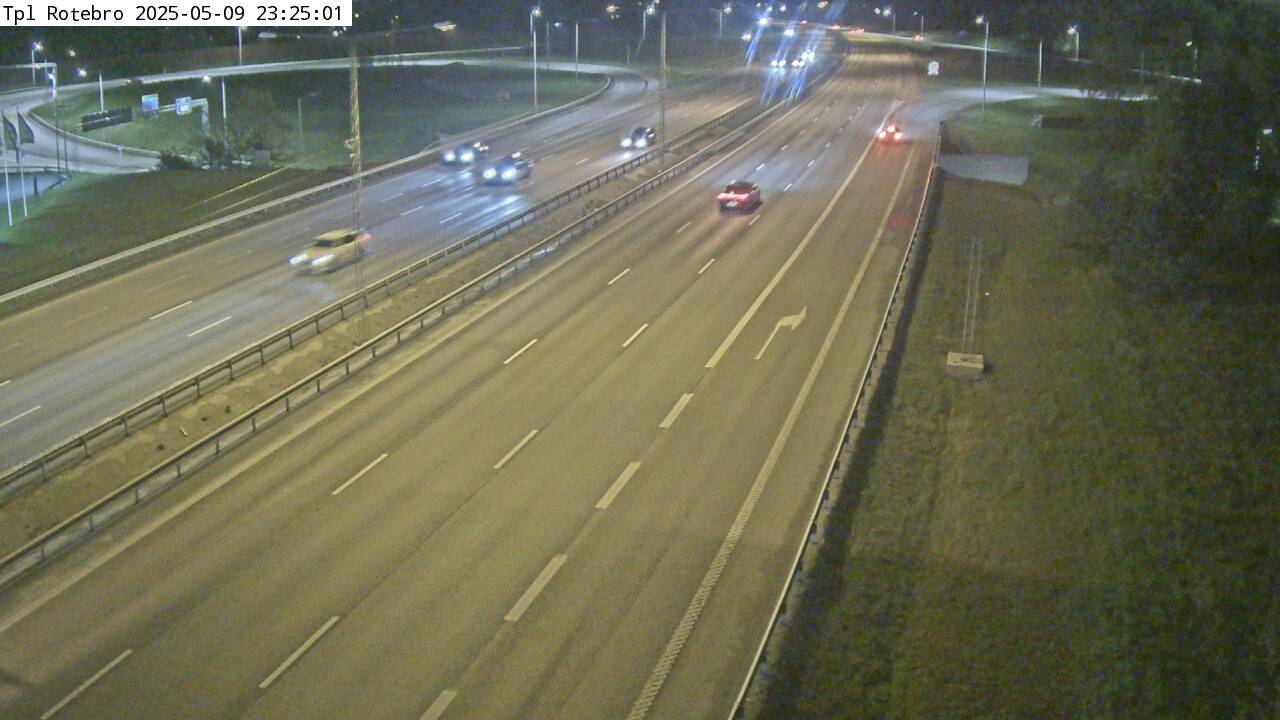 Trafikkamera - Trafikplats Rotebro.