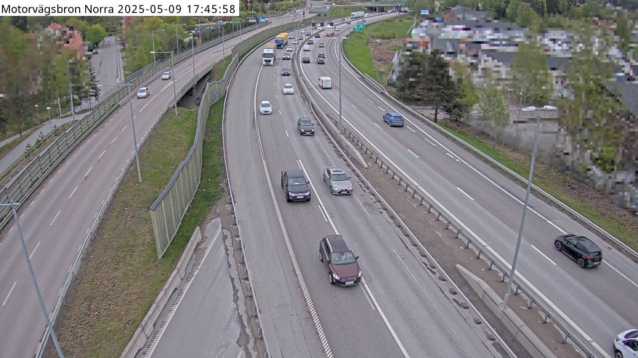 Trafikkamera - Södertäljevägen E4/E20, Motorvägsbron norra