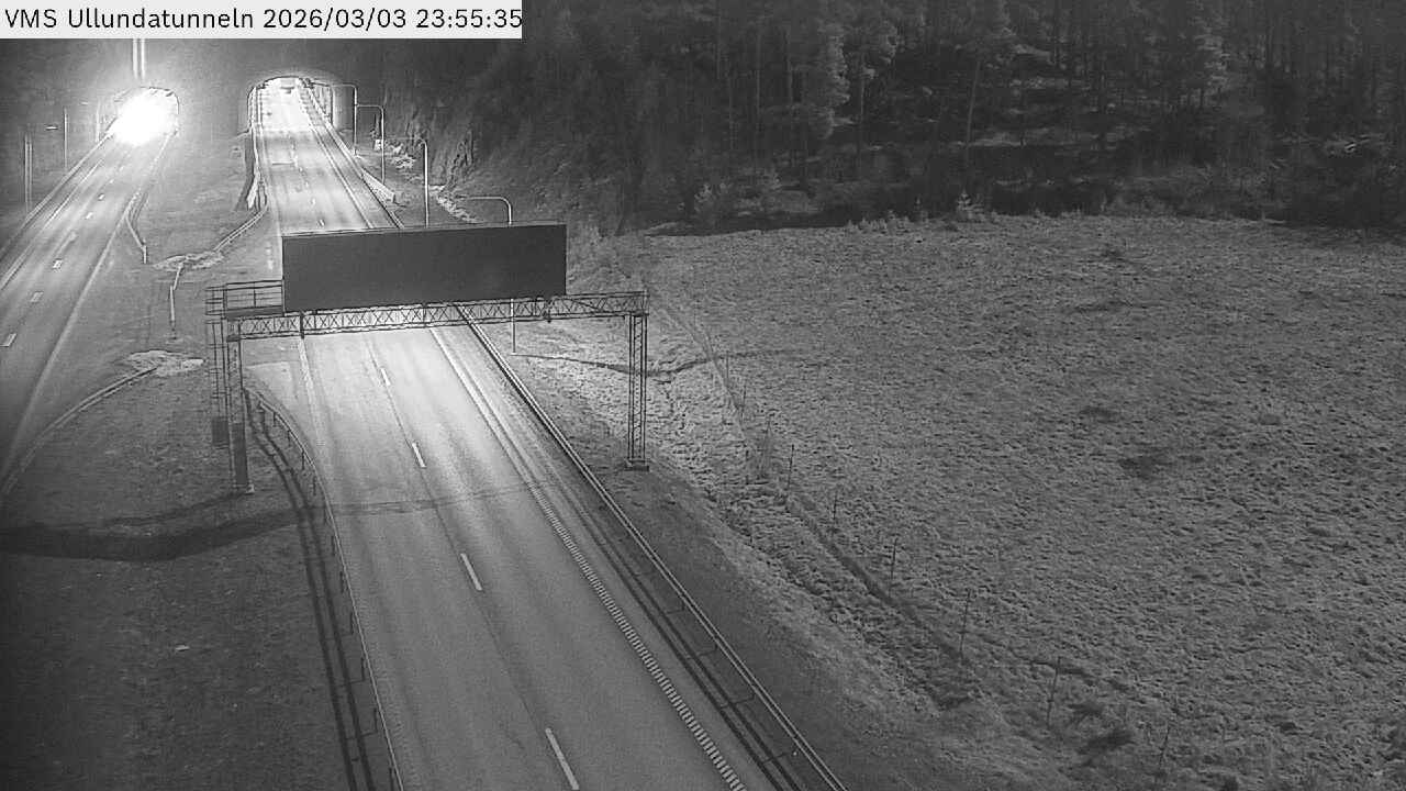 Vägkamera Ullundatunneln väst – Enköpings kommun, Uppsala län