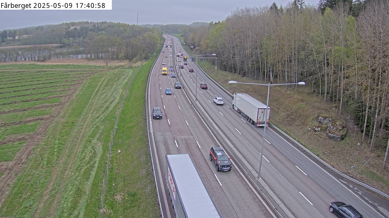 Trafikkamera - Södertäljevägen E4/E20, Fårberget