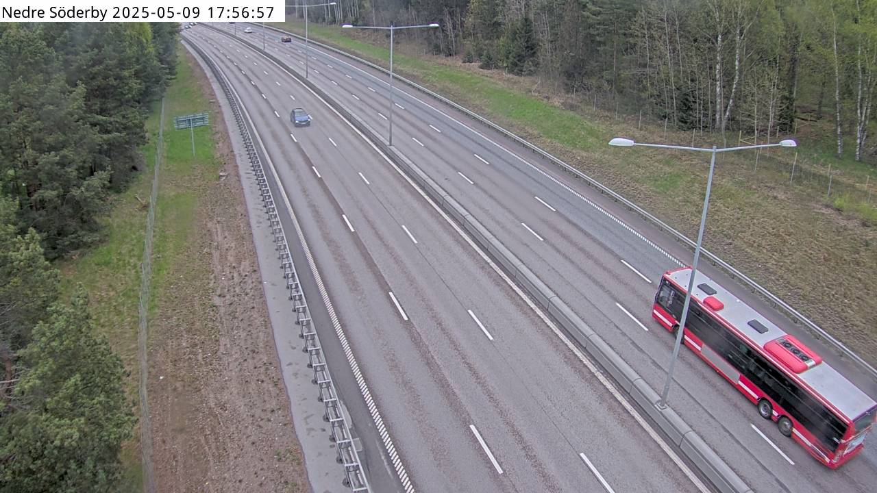 Trafikkamera - Södertäljevägen E4/E20, Nedre Söderby