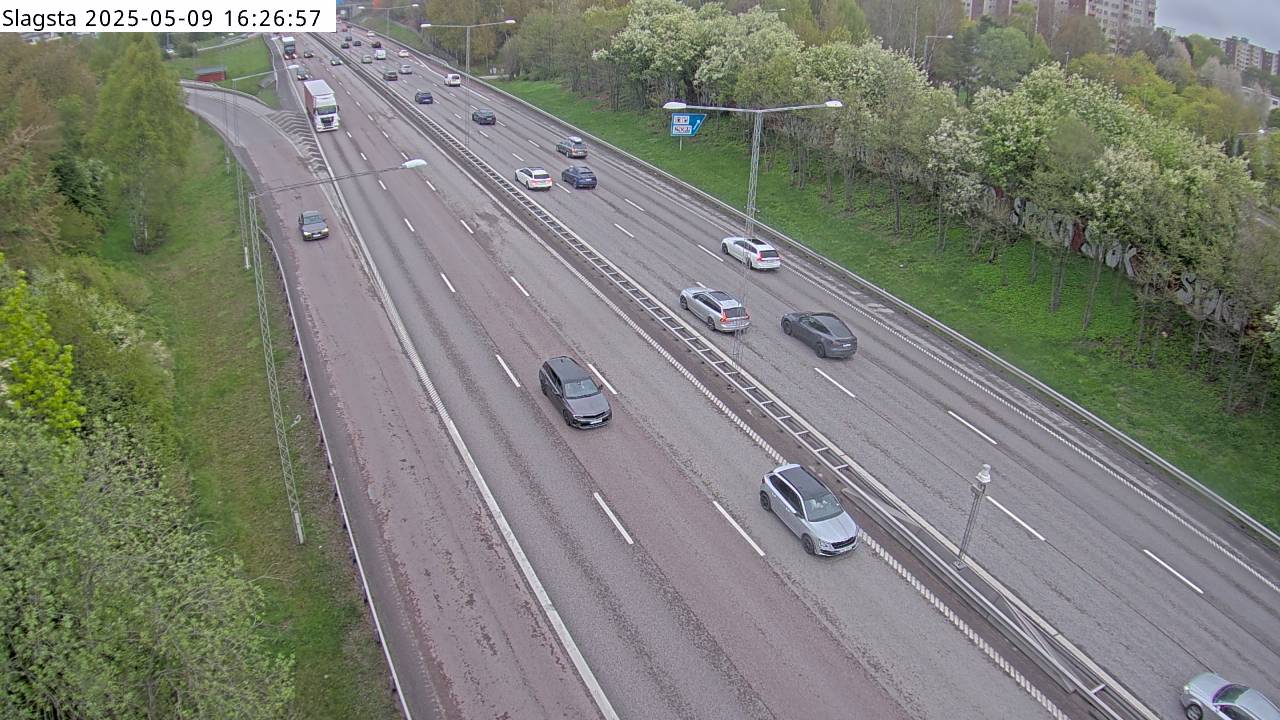 Trafikkamera - Södertäljevägen E4/E20, Slagsta