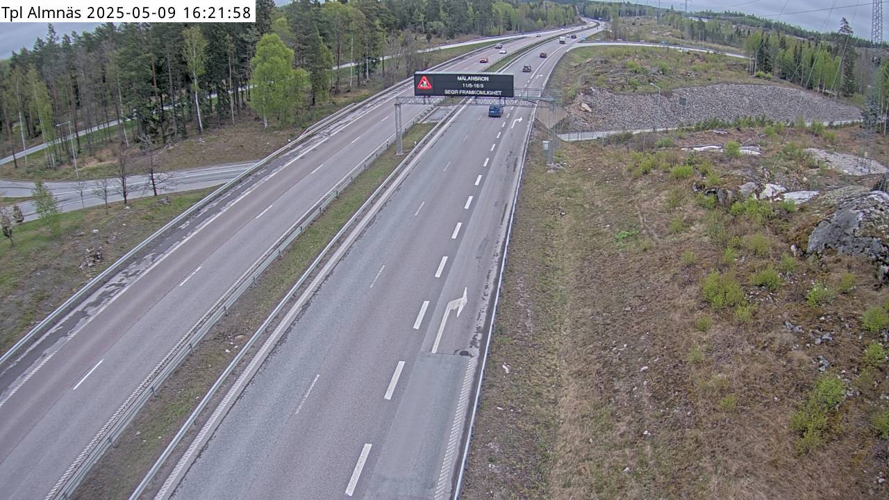Trafikkamera - E20 Strängnäsvägen/Almnäs