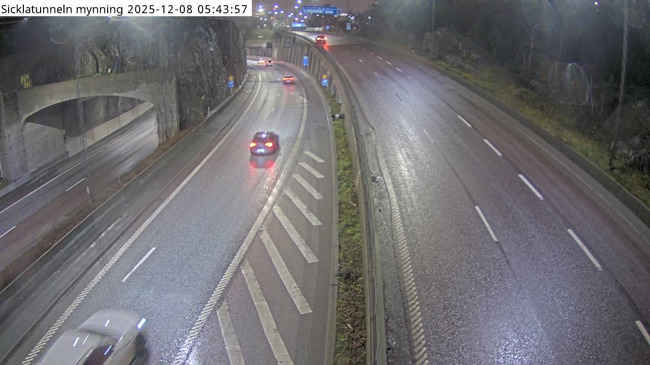 Sicklatunneln mynning