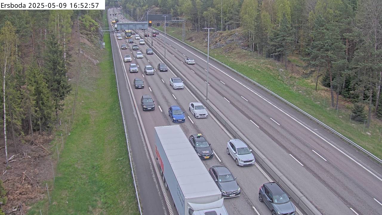 Trafikkamera - Södertäljevägen E4/E20, Ersboda