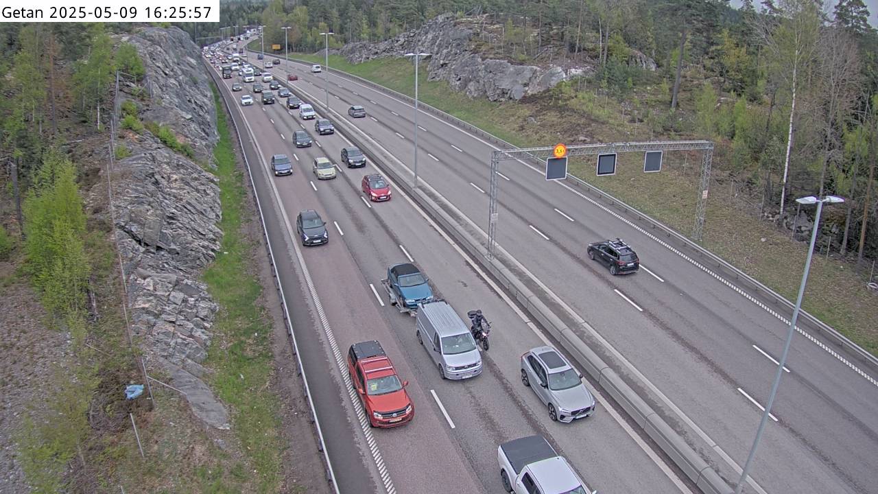 Trafikkamera - Södertäljevägen E4/E20, Getan