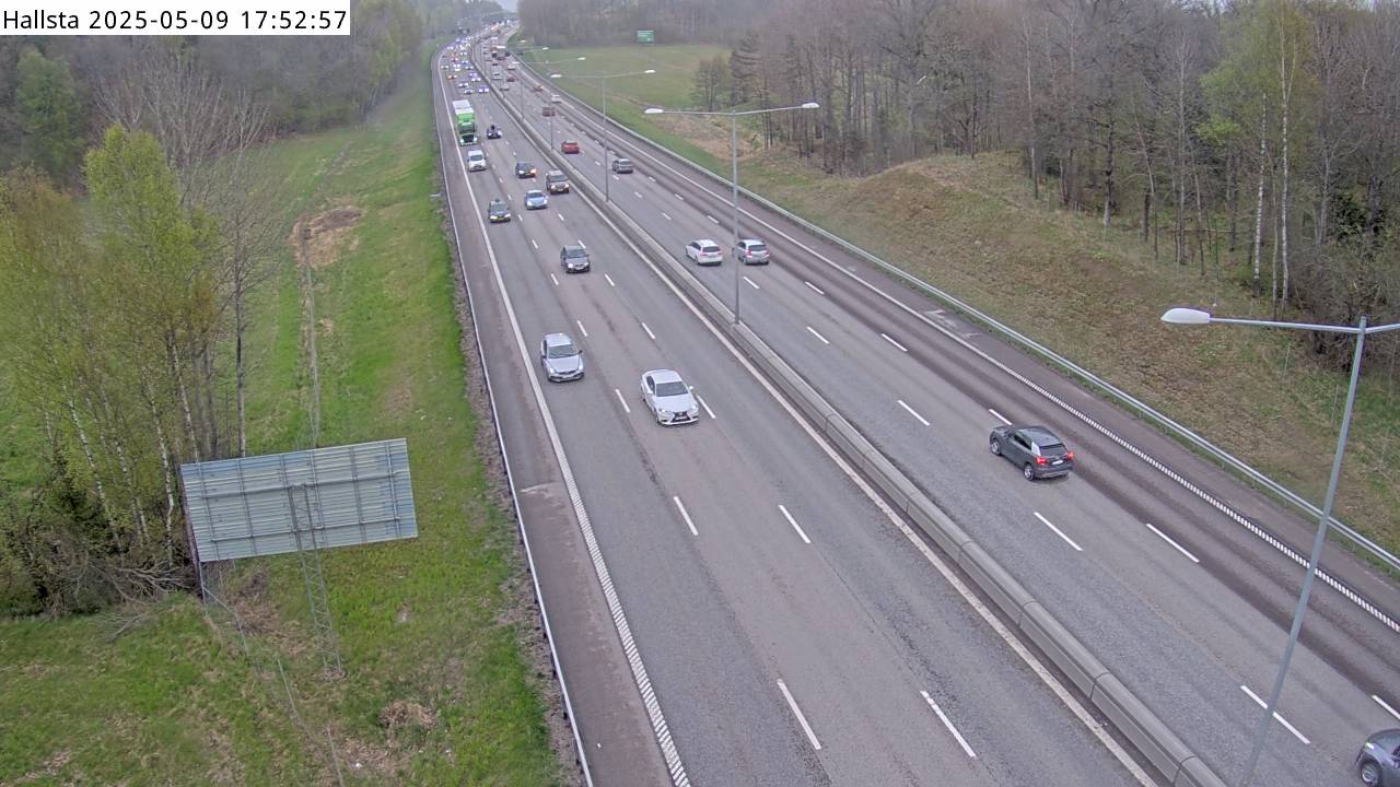 Trafikkamera - Södertäljevägen E4/E20, Hallsta