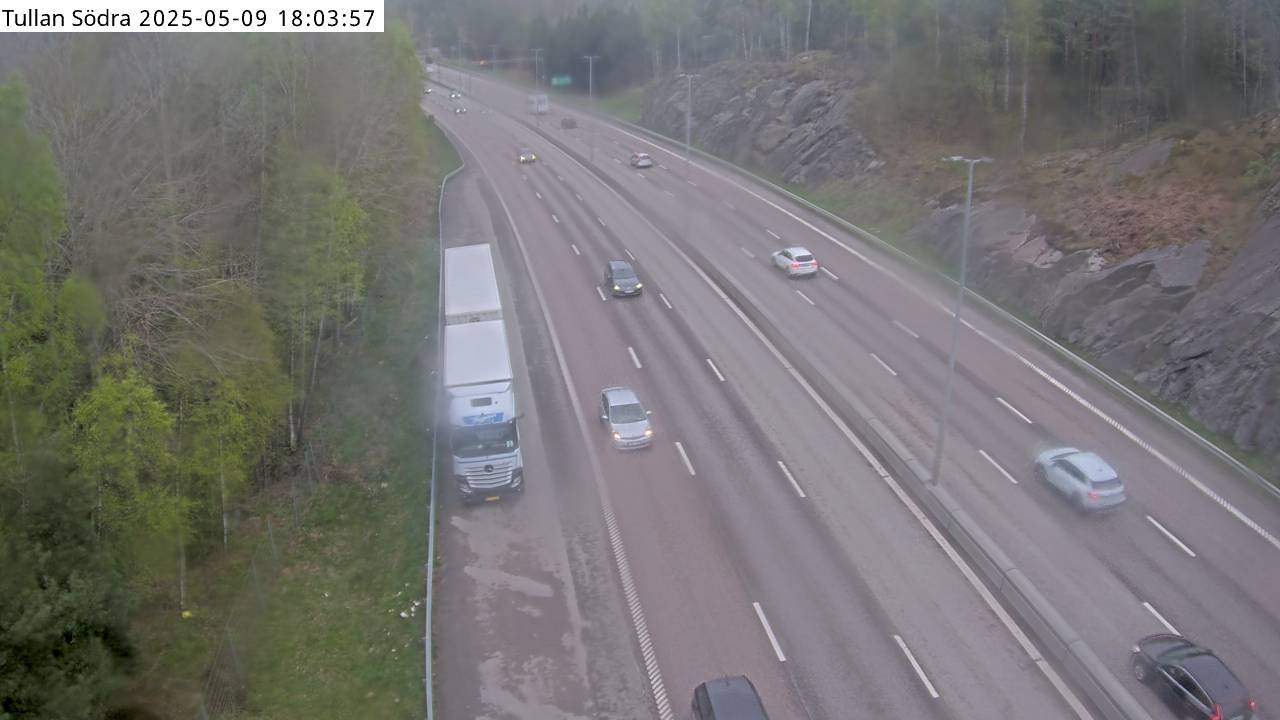 Trafikkamera - Södertäljevägen E4/E20, Tullan södra