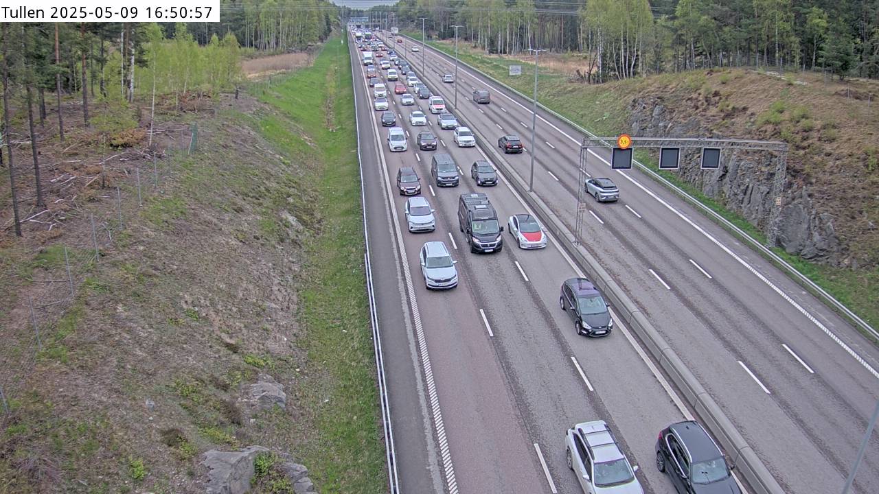 Trafikkamera - Södertäljevägen E4/E20, Tullen