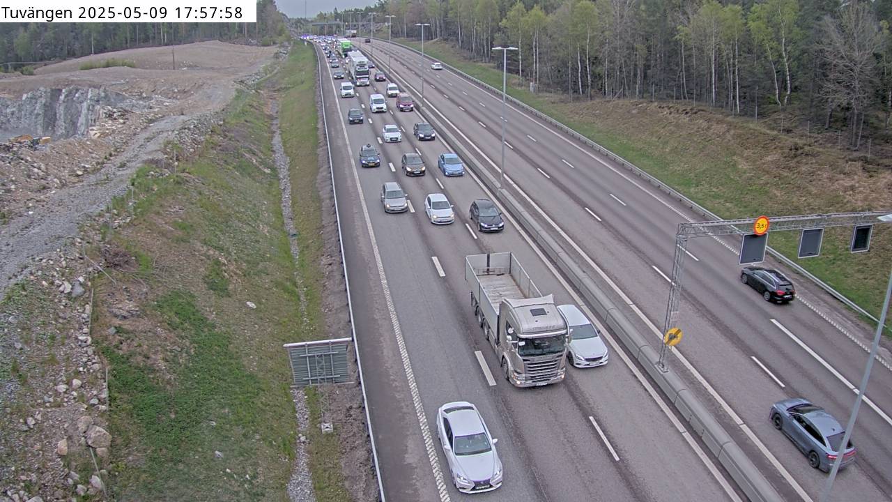 Trafikkamera - Södertäljevägen E4/E20, Tuvängen