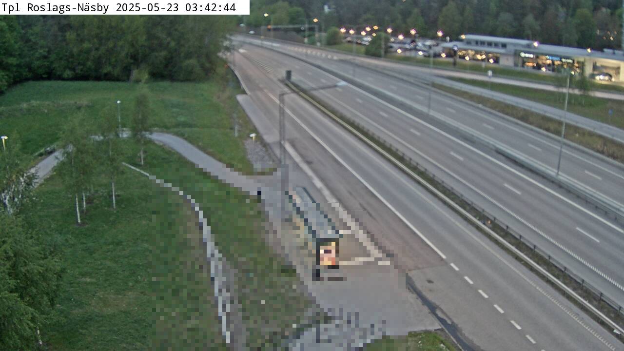 Trafikkamera - Trafikplats Roslags Näsby