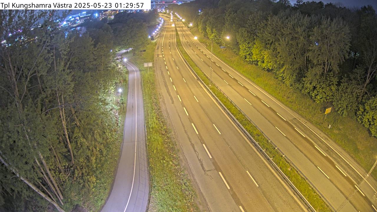 Trafikkamera - Kungshamra Västra, mot Järva krog/E4