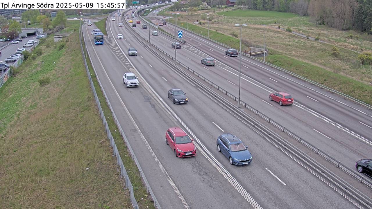 Trafikkamera - Trafikplats Ärvinge södra