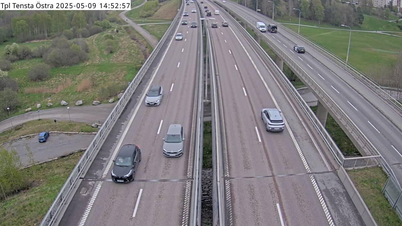 Trafikkamera - Trafikplats Tensta östra