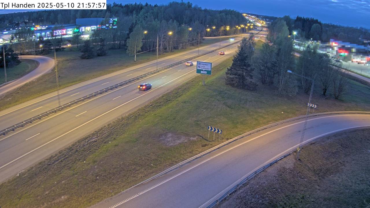 Trafikkamera - Nynäsvägen, Trafikplats Handen