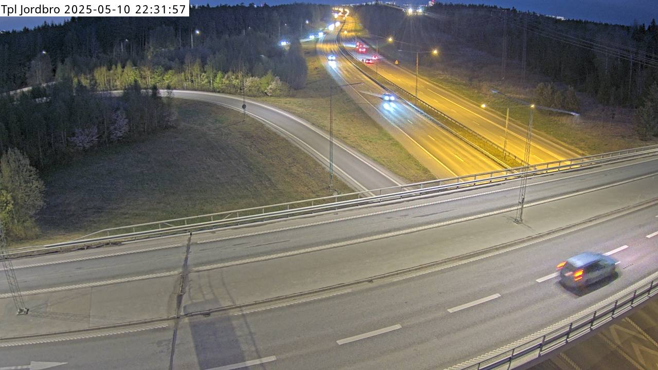Trafikkamera - Nynäsvägen, Trafikplats Jordbro