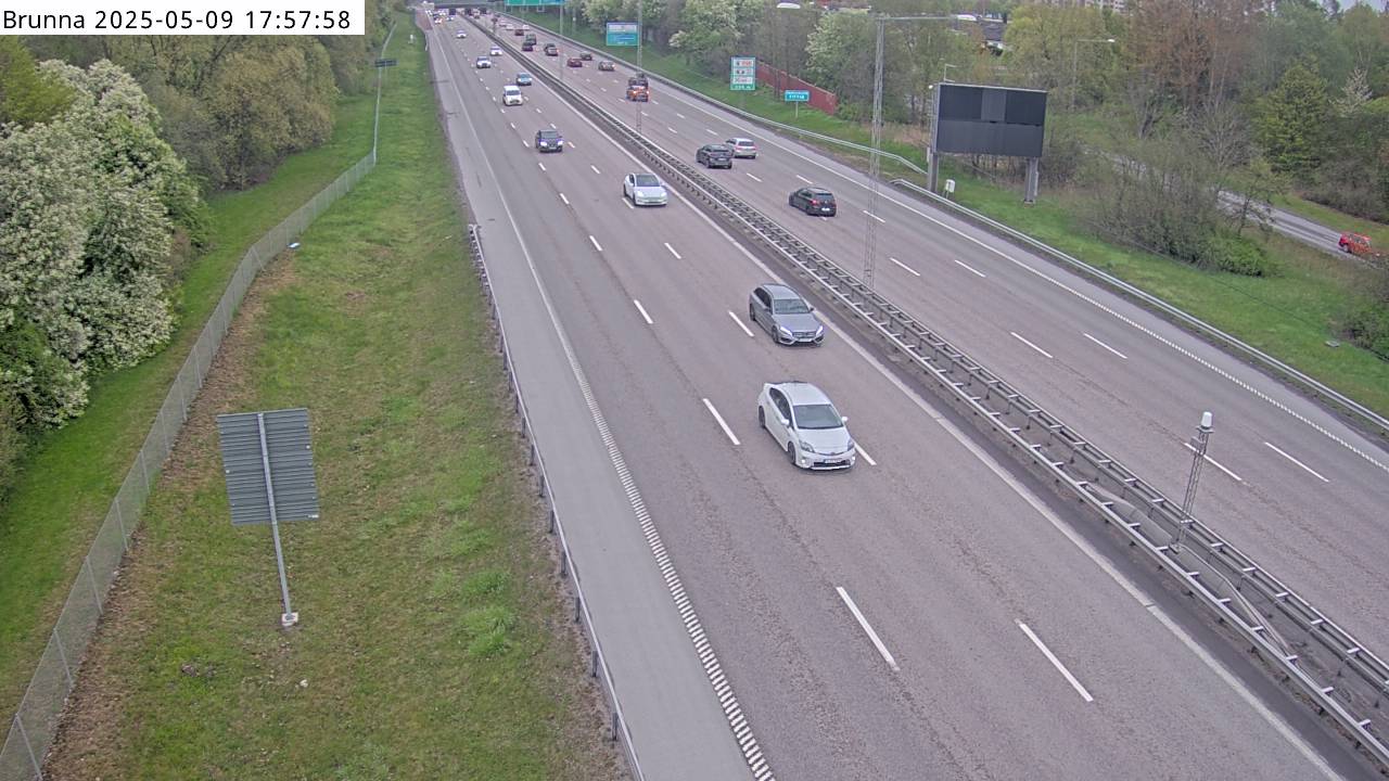 Trafikkamera - Södertäljevägen E4/E20, Brunna
