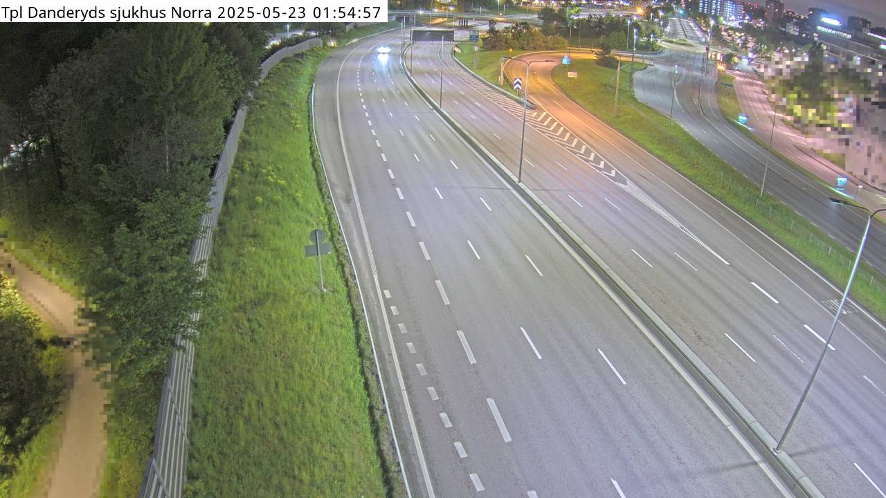 Trafikkamera - Trafikplats Danderyds sjukhus norra