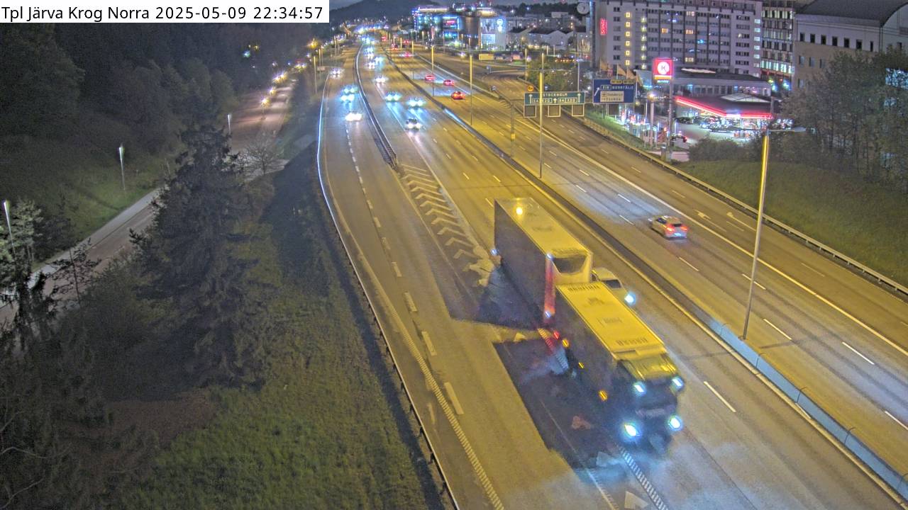 Trafikkamera - Trafikplats Järva krog N.