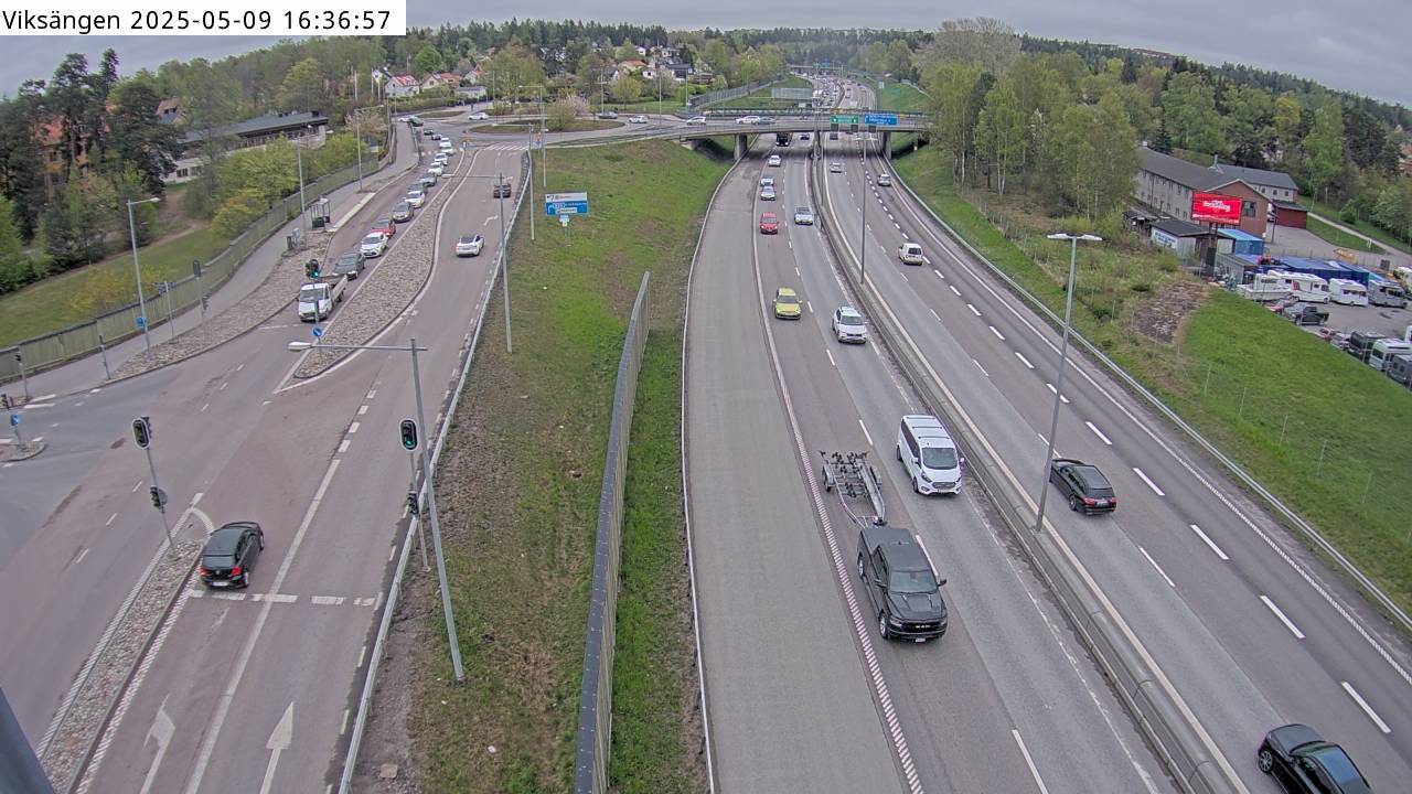 Trafikkamera - Södertäljevägen E4/E20, Viksängen 