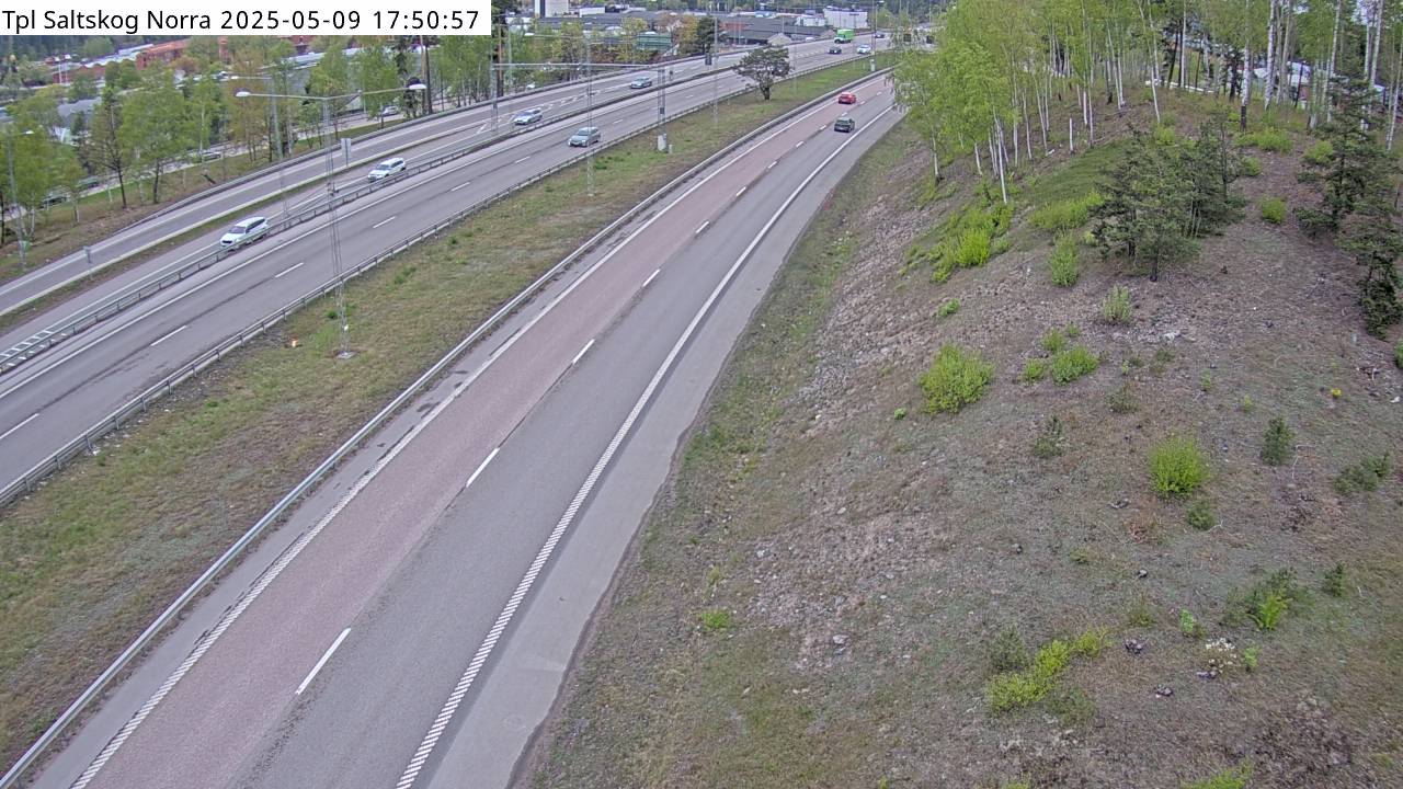 Trafikkamera - E4 Nyköpingsvägen/Trafikplats Saltskog norra