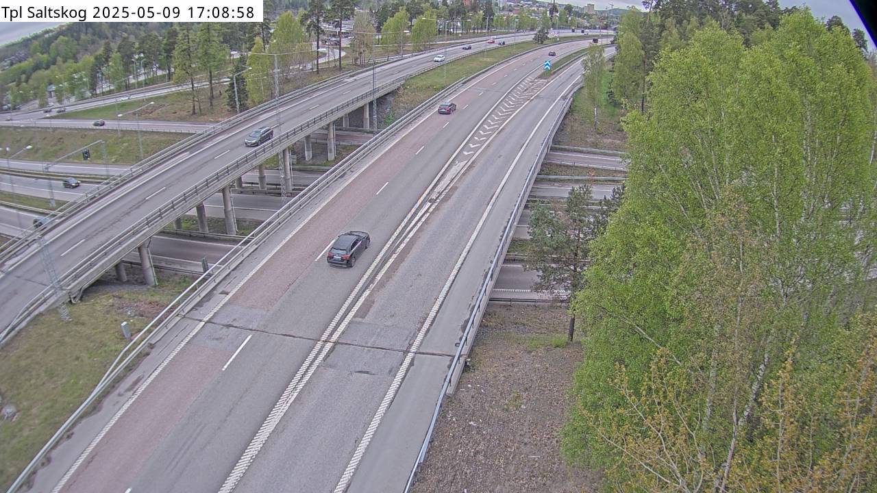 Trafikkamera - E4 Nyköpingsvägen/Trafikplats Saltskog