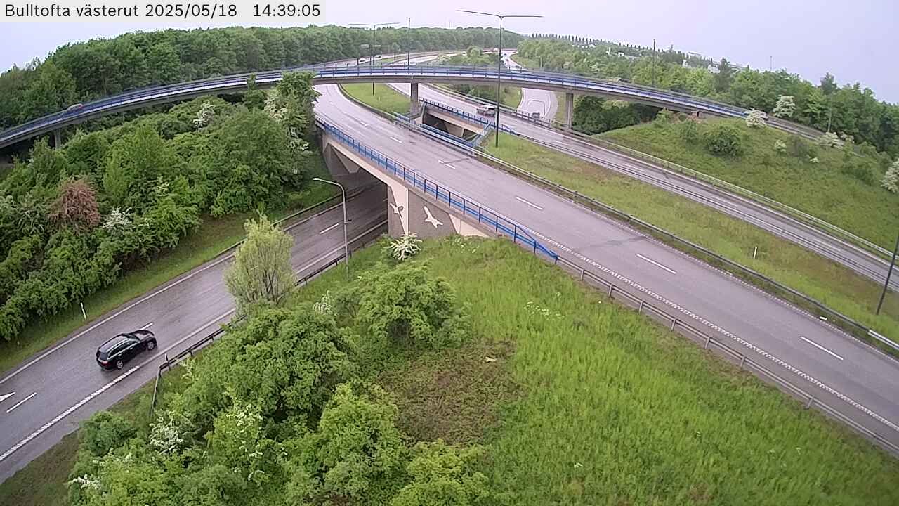 Trafikkamera - Bulltofta, västerut 