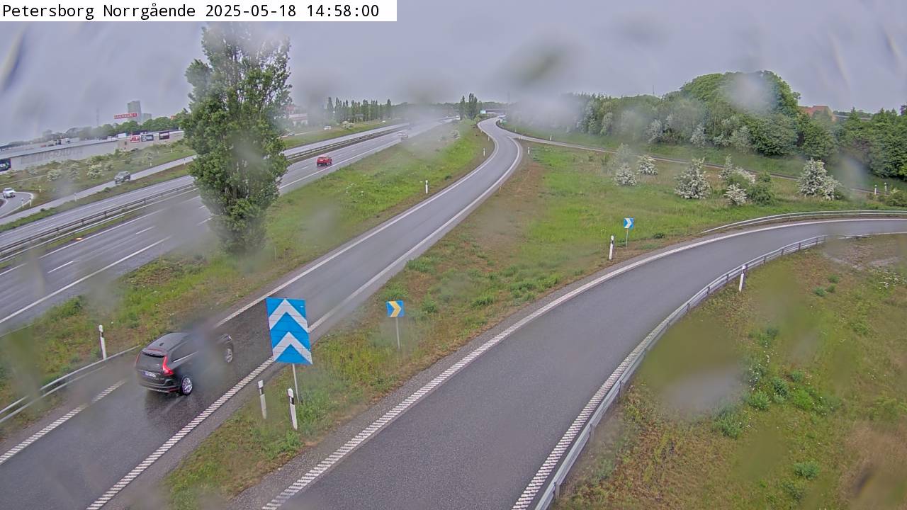Trafikplats Fredriksberg, norrut