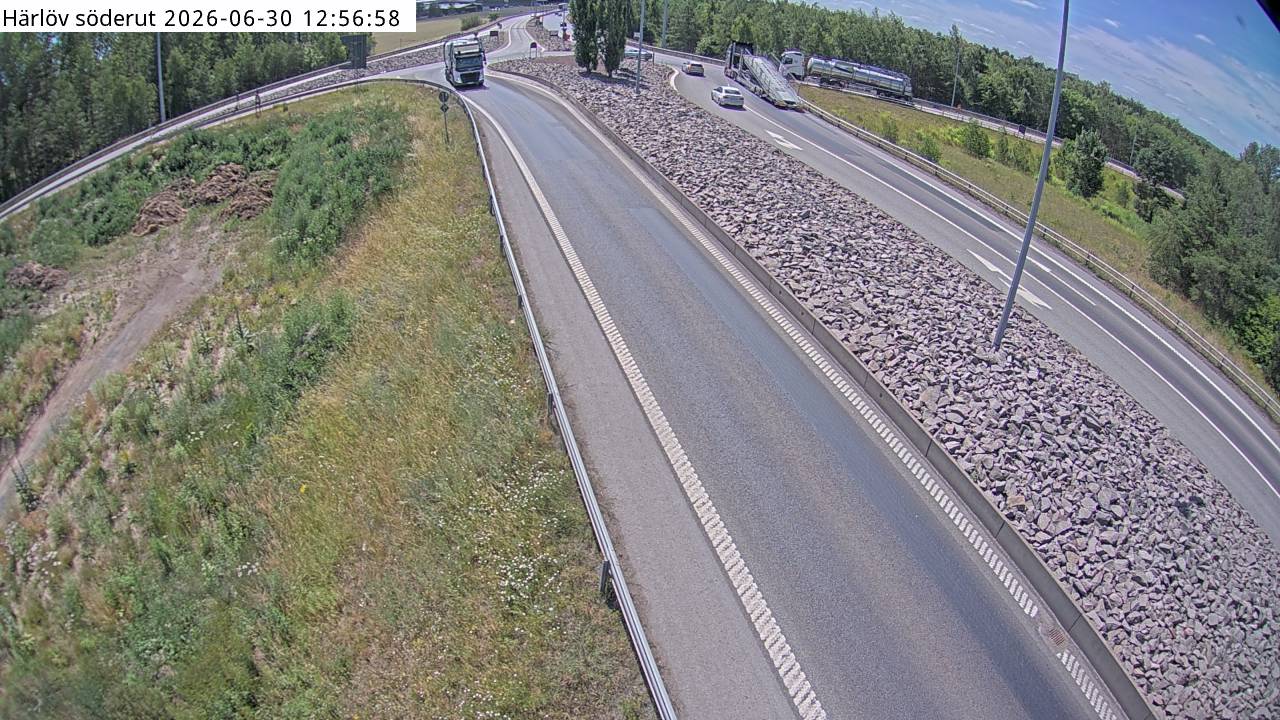 Härlöv söderut