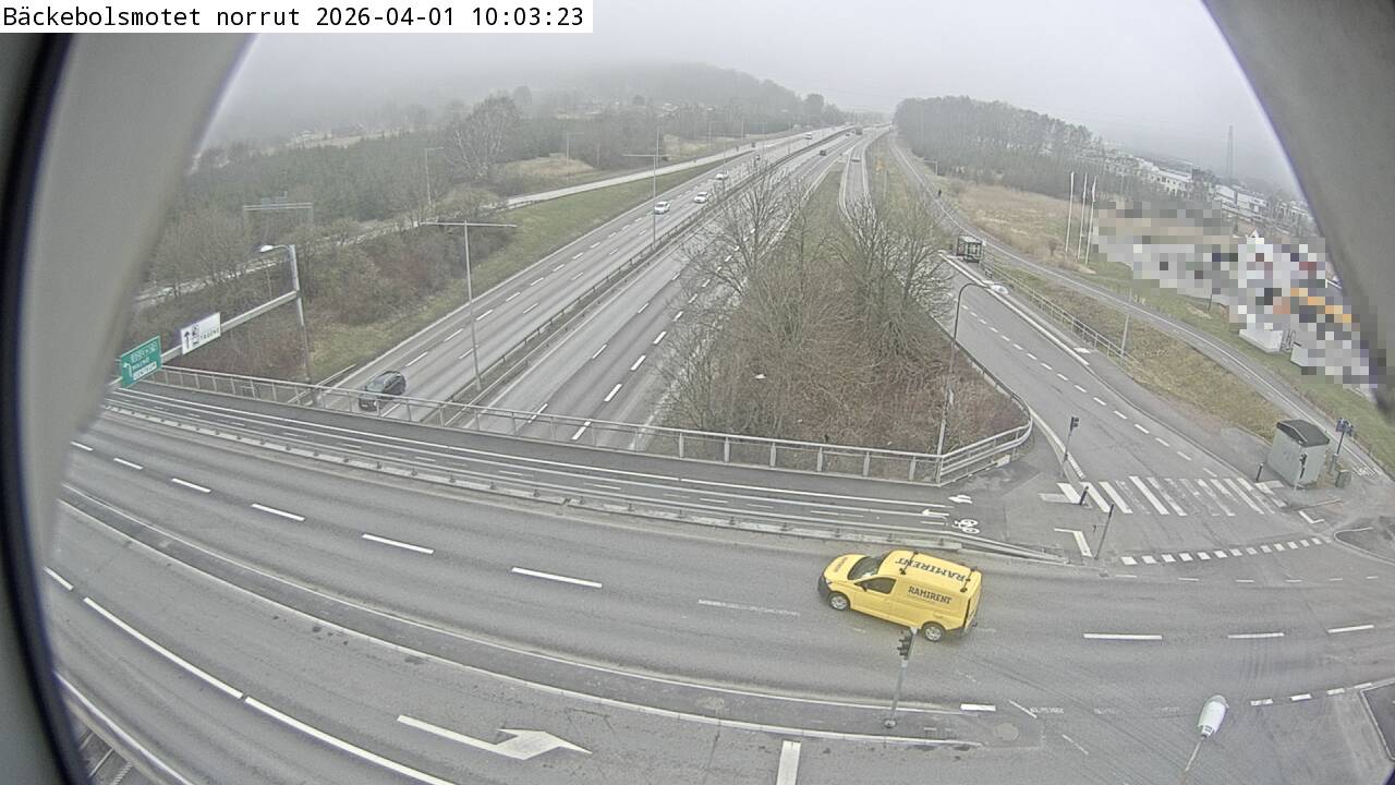 Bäckebolsmotet norrut