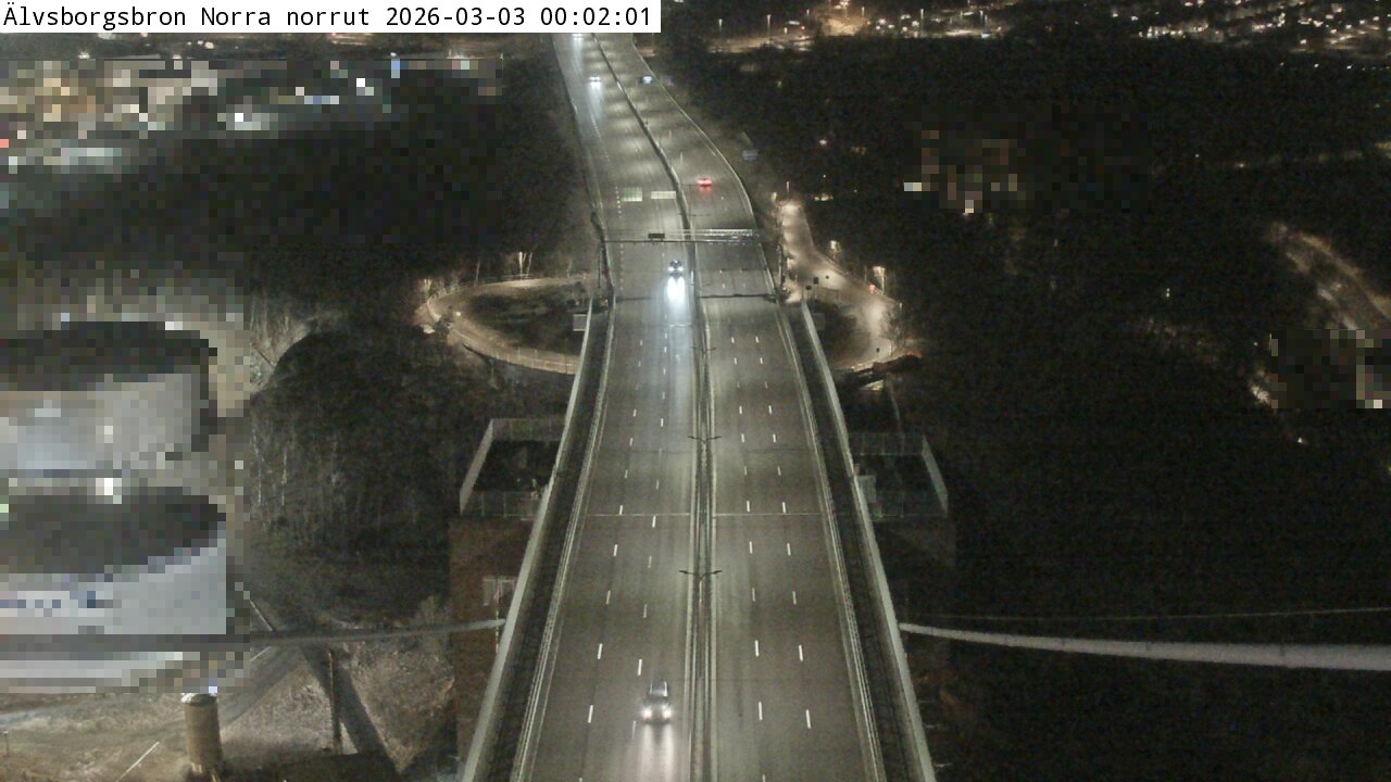 Älvsborgsbron Norra norrut