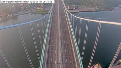 Älvsborgsbron N (S) mot Frölunda