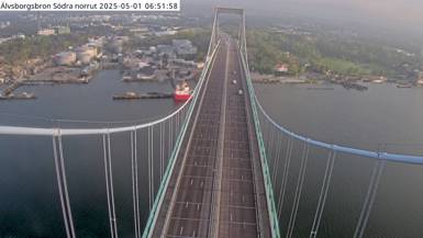 Älvsborgsbron S (N) mot Hisingen
