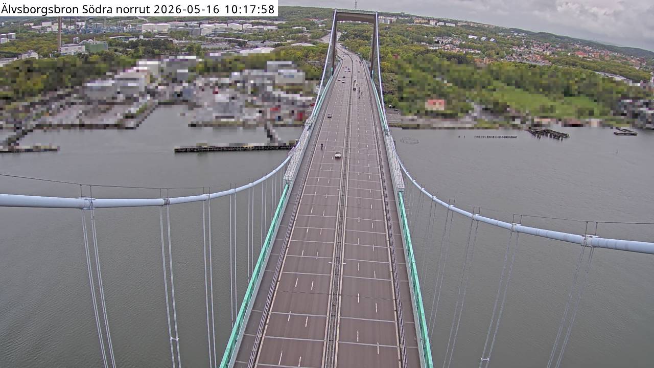 Älvsborgsbron Södra norrut